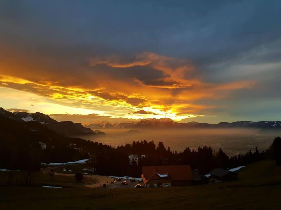 Grosszuegige Ferienwohnung Am Skigebiet Boedele Mit Rheintalblick Dornbirn Eksteriør bilde
